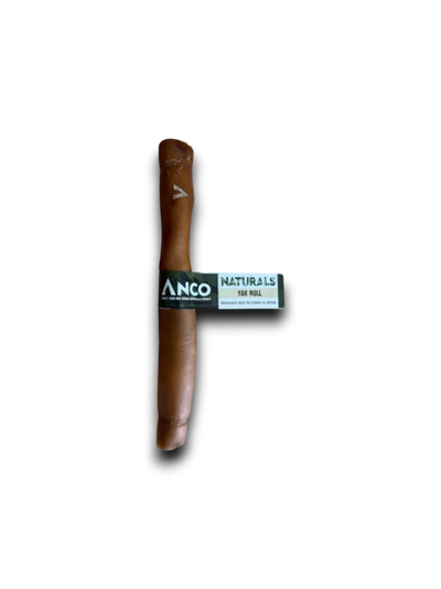Anco Naturals Yak Rolls Large | 100% Yak Skin Dog Chew