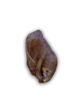 Natural pig ear dog chew isolated on white background high protein dog treat
