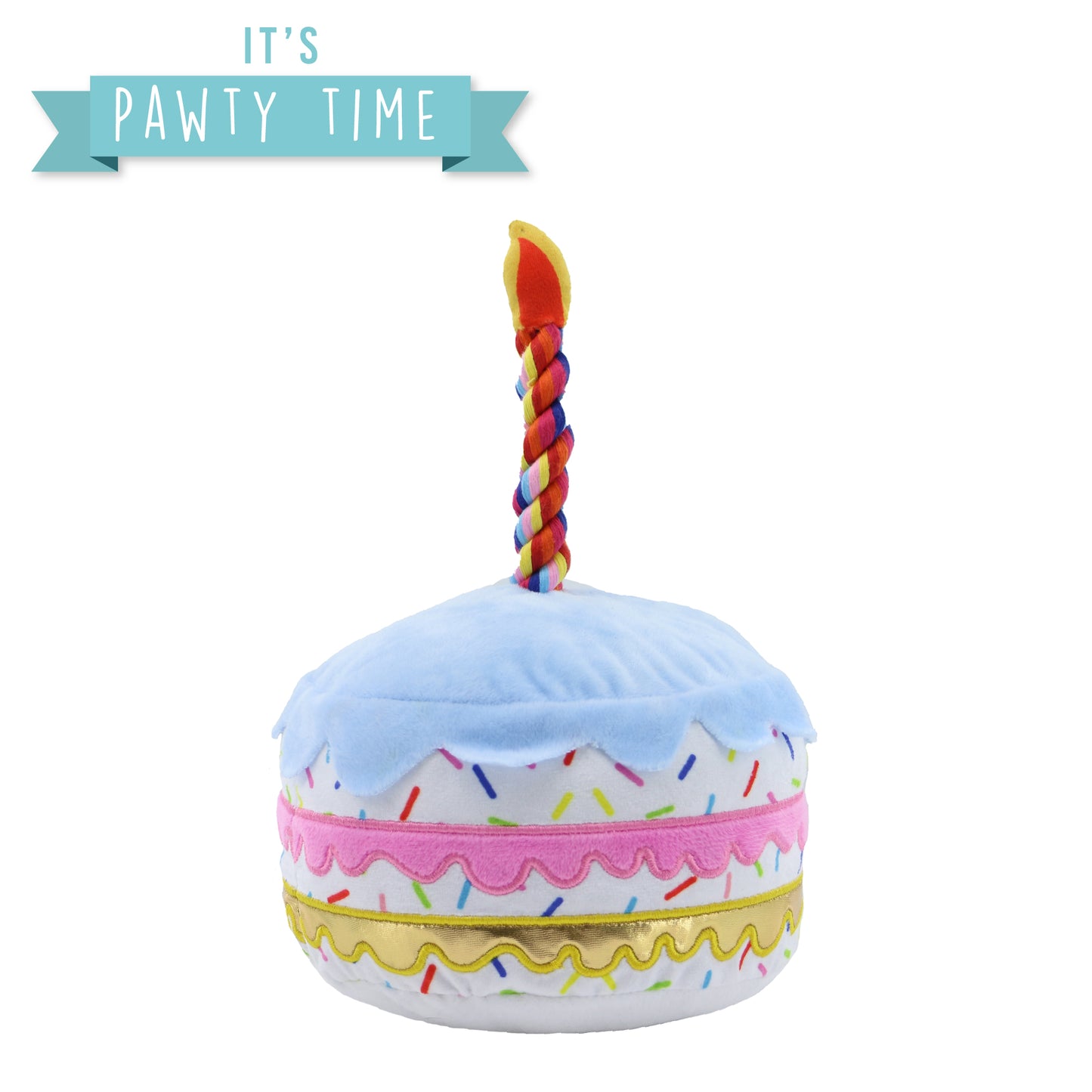 Ancol Pawty Time Pawty Sprinkle Cake Dog Toy