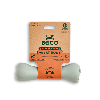 Beco Chew Bone Natural Rubber Dog Toy