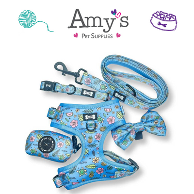 Pup Chic - Island Breeze Range- Harnesses, Leads, Etc