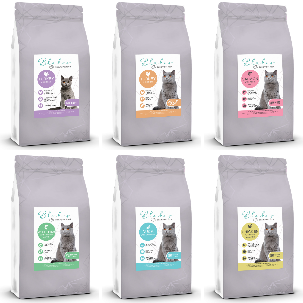 Blakes - Connoisseur Complete Cat Food - Luxury Pet Food 1.5KG Trial Bag