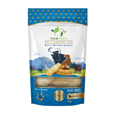 Himalayan Cheese Puff Bars For Dogs 70g