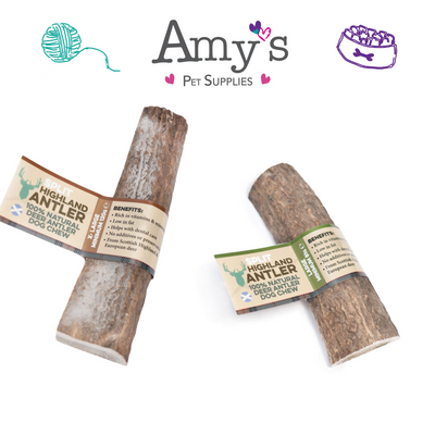 Antos Split Antler Natural Dog Chew