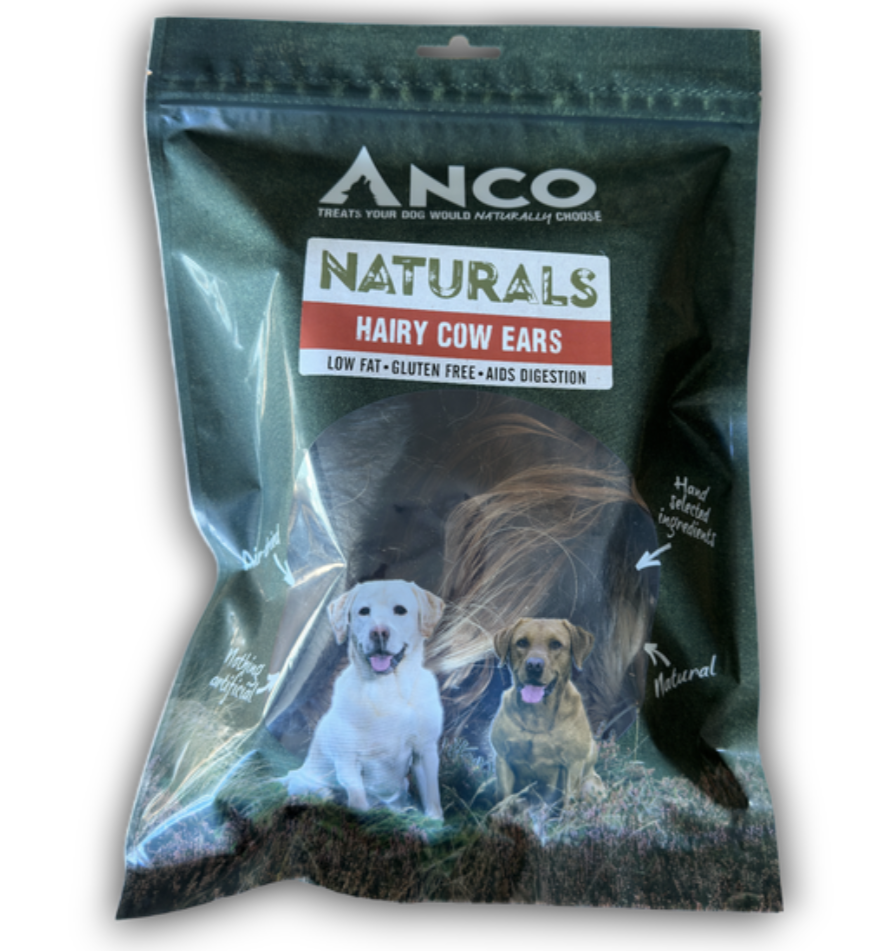 Hairy Cow Ears 3pk- Natural Dog Treat
