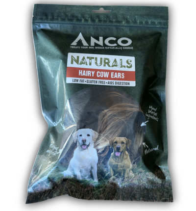 Hairy Cow Ears 3pk- Natural Dog Treat