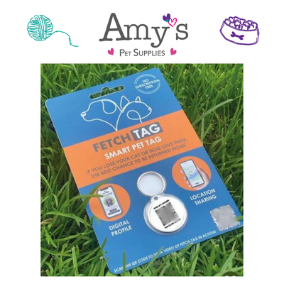 Fetch Tag Smart ID Tag For Pets  - Waterproof - No Subscription