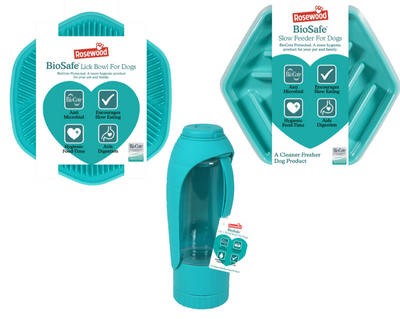 Rosewood Biosafe Range - Dog Bowls & Bottles