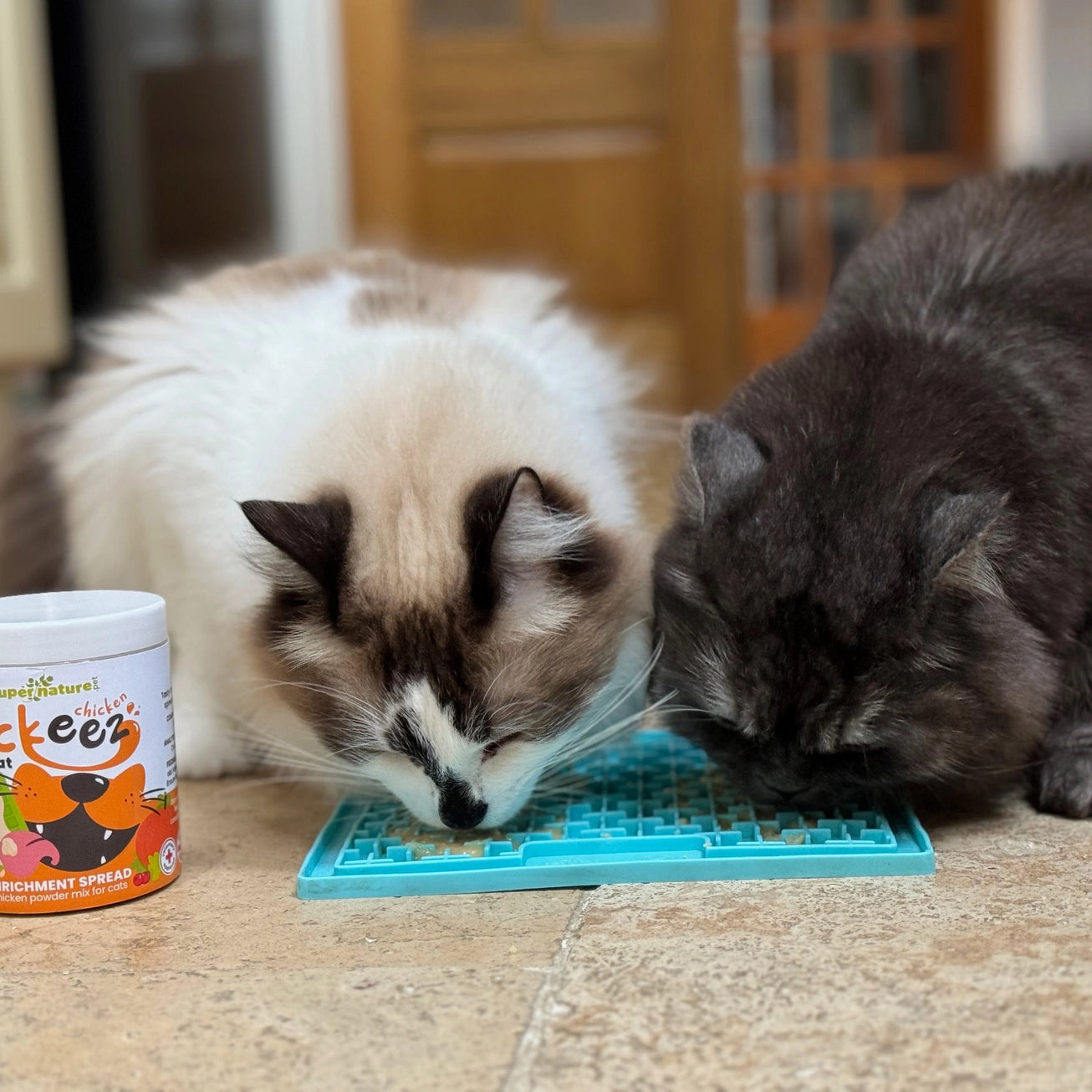 Supernature x LickiMat Tuna Lickeez Natural Cat Enrichment Spread 100g