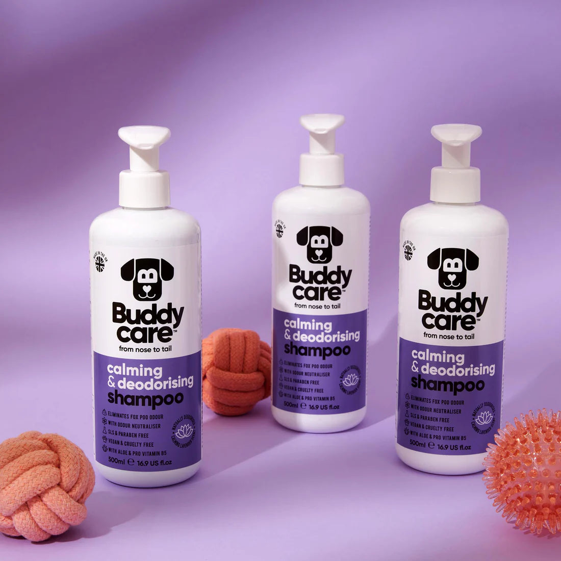 Buddy Care Calming & Deodorising Shampoo For Dogs