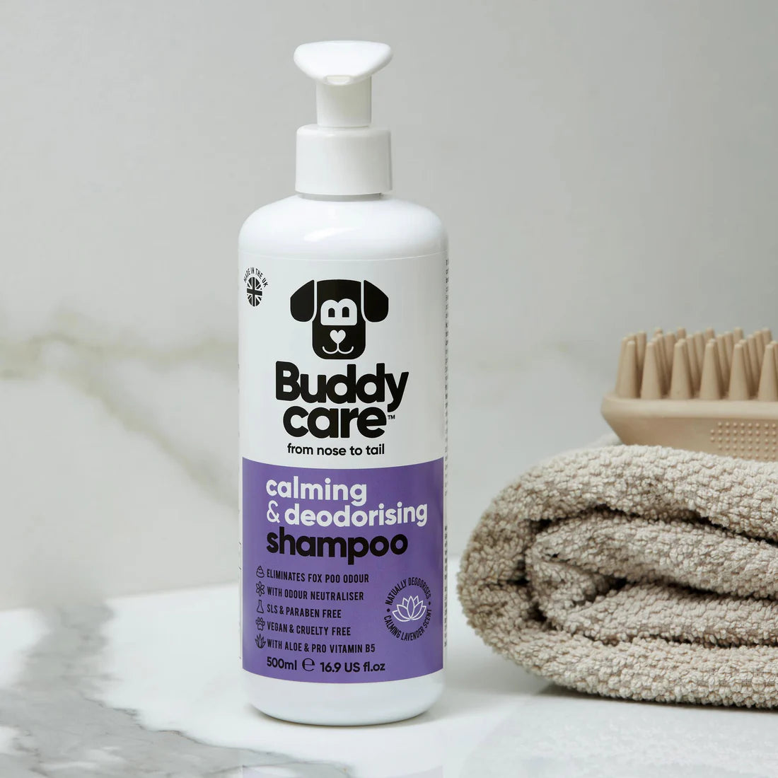 Buddy Care Calming & Deodorising Shampoo For Dogs