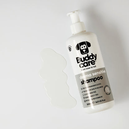 Buddycare Fox Poo Neutralising Dog Shampoo – deep cleansing dog shampoo with Aloe, Pro Vitamin B5 and odour neutraliser.
