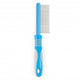 Blue and gray comb on a white background