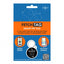 Fetch Tag smart pet tag packaging with blue and orange design on a white background