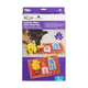 Package of a dog activity mat with puzzle pieces on a white background