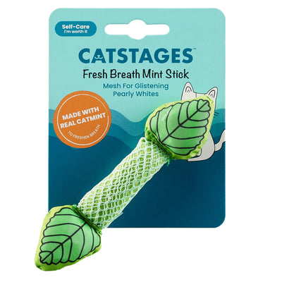 Nina Ottosson Catstages Fresh Breath Mint Stick Cat Toy – Dental Chew with Real Catmint
