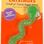 Catstages OrkaKat Catnip Wiggle Worm chew toy packaging on an orange background