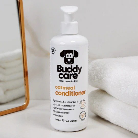 Buddycare Dog Oatmeal Conditioner 500ml – Nourishing & Softening Coat Care