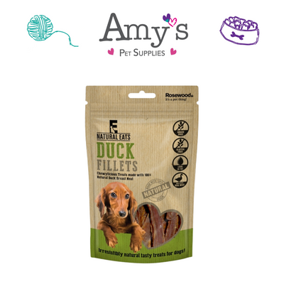 Natural Eats - Meat Fillet Dog Treats in Duck or Chicken