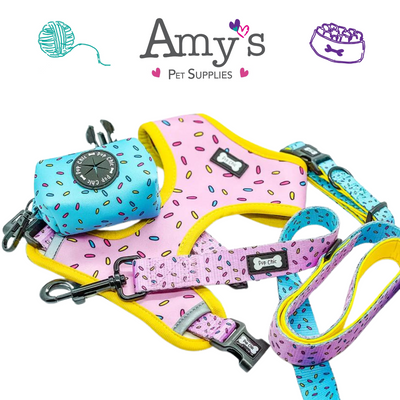 Pup Chic - Sprinkles For Days Range - Harnesses, Collars Leads etc