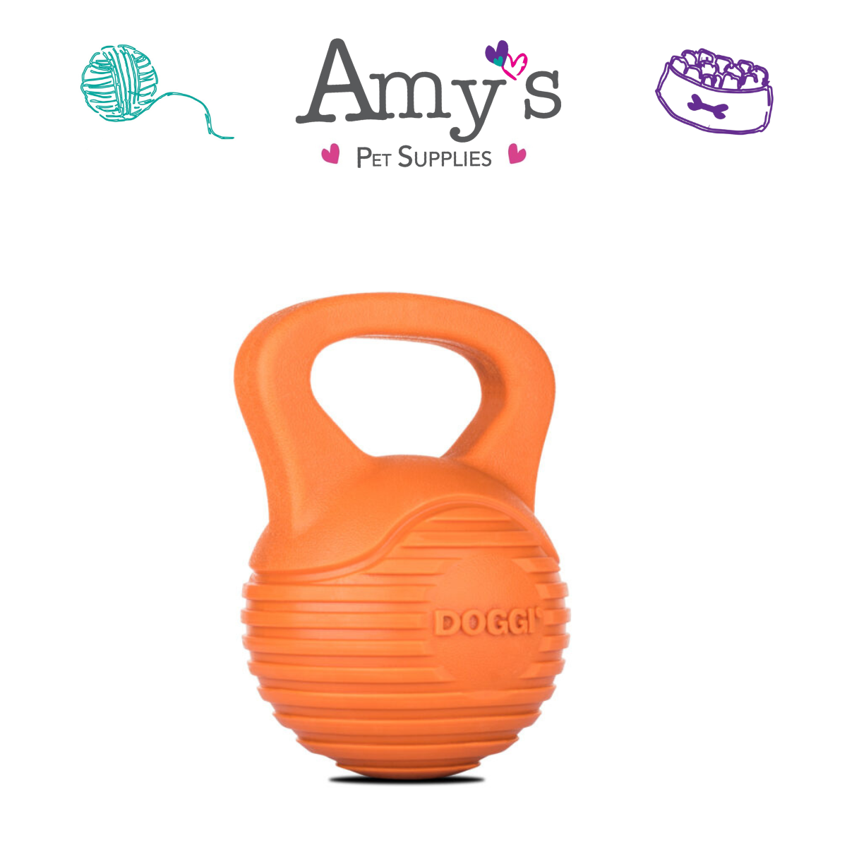 DOGGI Catch & Carry Dumbbell Dog Toy