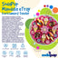 SodaPup Mandala eTray Enrichment Feeder with colorful design and text about product features.