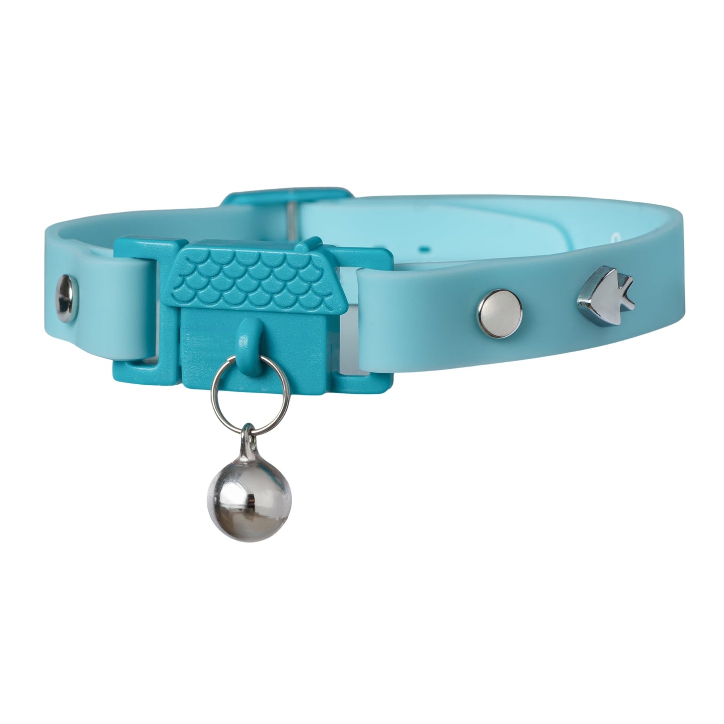 KITTYRAMA AQUA CAT COLLAR - Quick Release, Breakaway, Hypoallergenic