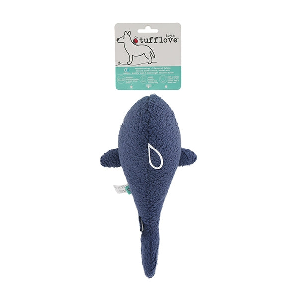 Tufflove - Whale Plush Dog Toy