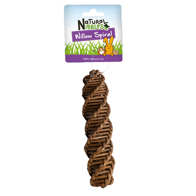 Natural Nibbles Willow Spiral | Chew Toy For Rabbits