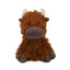 Rope Core Cow Plush Dog Toy