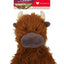 Rope Core Cow Plush Dog Toy