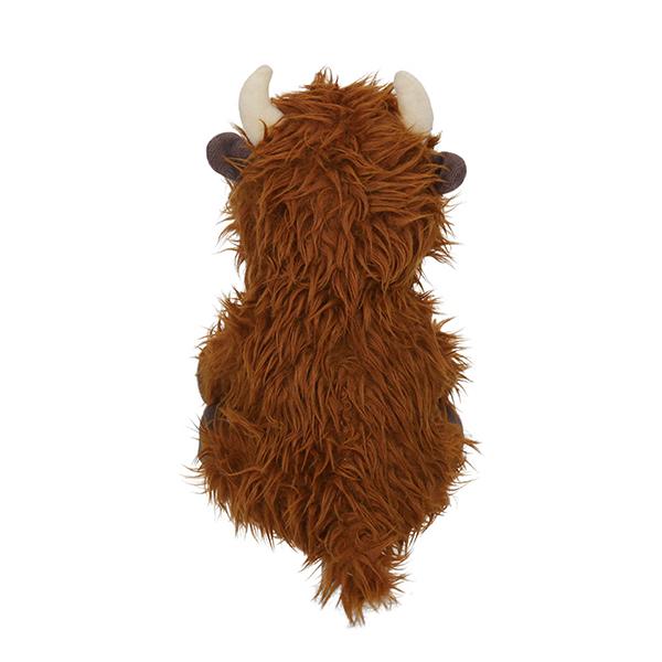 Rope Core Cow Plush Dog Toy