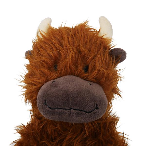 Rope Core Cow Plush Dog Toy