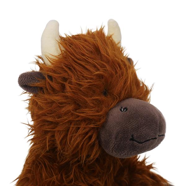Rope Core Cow Plush Dog Toy