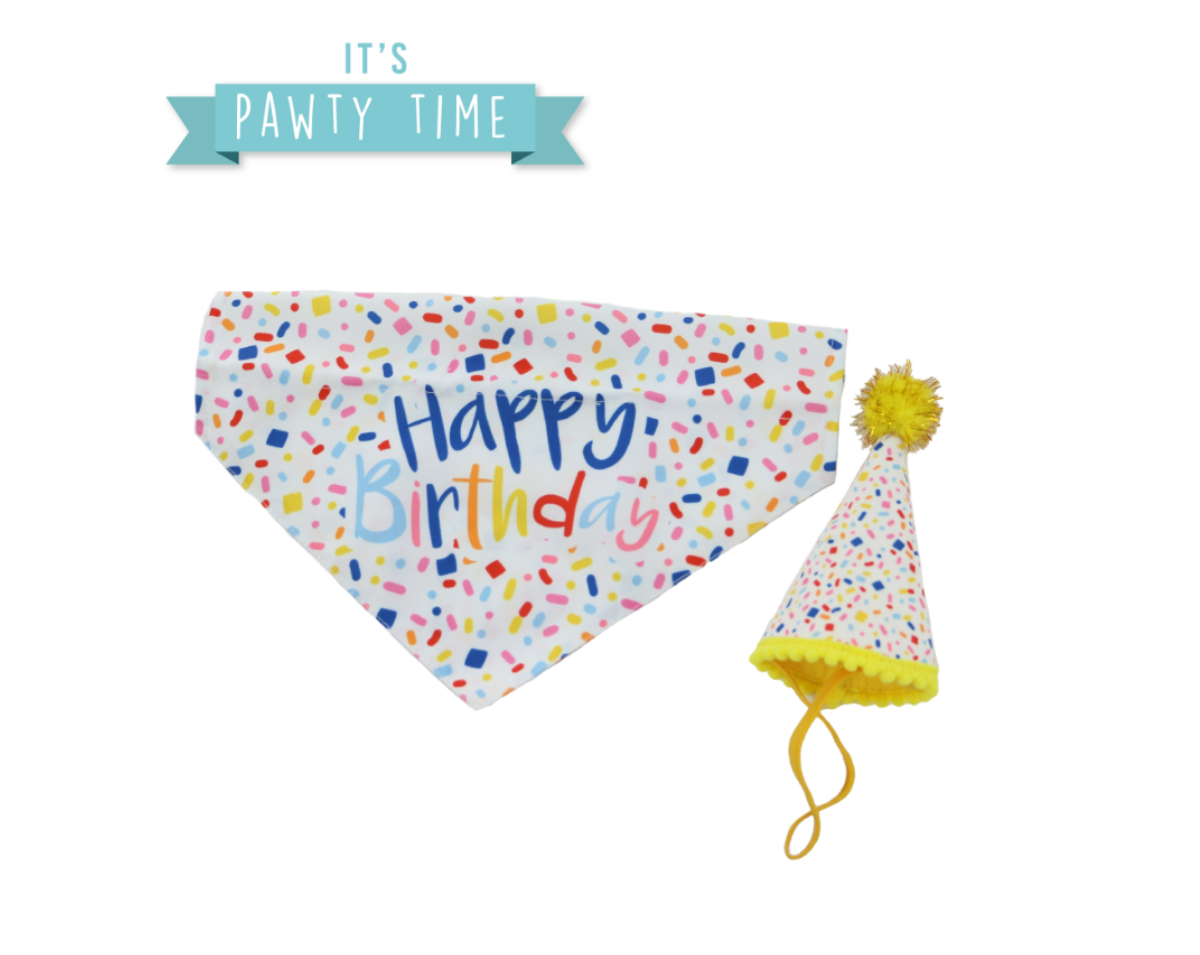 Ancol Pawty Collection - Dog Hat & Bandana