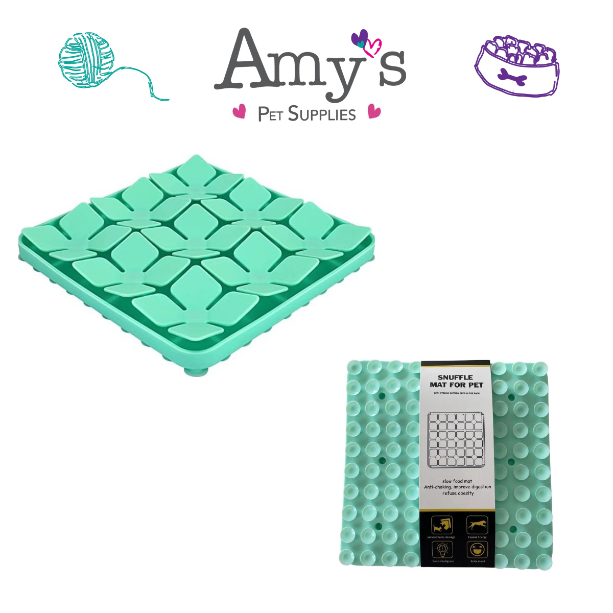 Snuffle Mat For Dogs with Suction Cups