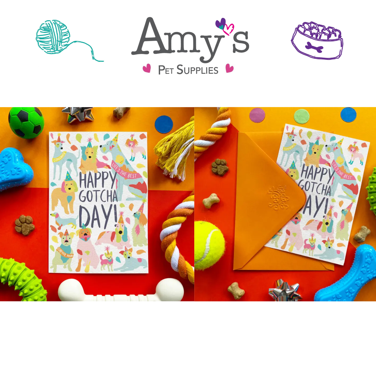 Scoff Paper Edible Celebration Cards For Dogs