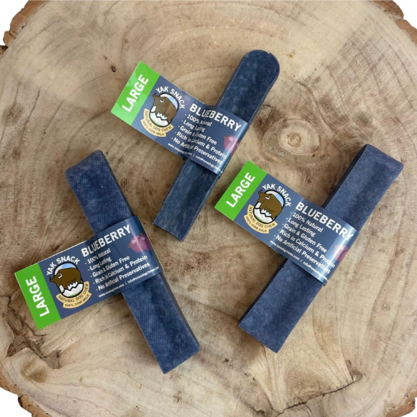 Yak Snack Flavoured Dog Chew Treats Medium or large