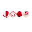 Cupid & Comet Wool Cat Balls 4 Pack