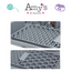 Grey Silicone Multi-Texture Lick Mat With Suction Cups