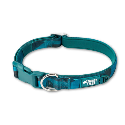 Twiggy Tags Adventure Dog Collar – Lagoon.
