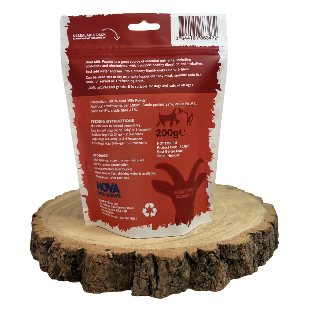 Goat Milk Powder for Pets 200g | 100% Natural Complementary Feed