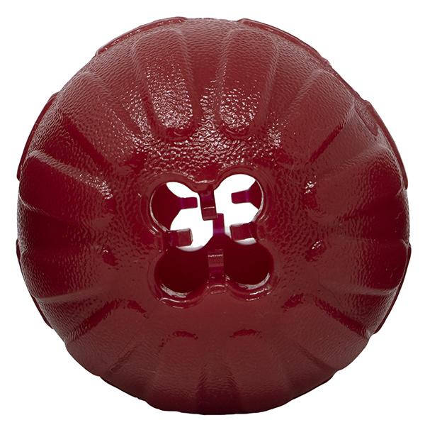 Starmark Treat Dispensing Ball – Bacon Scented (Medium 3.25")