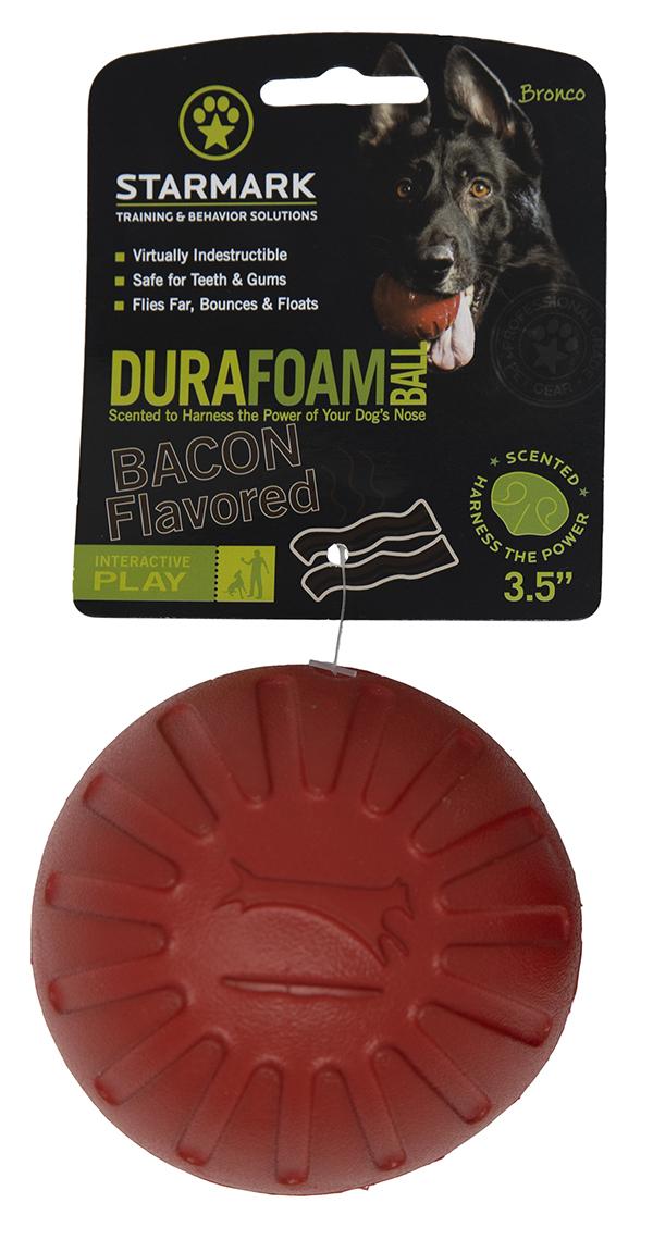 Starmark Durafoam Bacon Scented Ball – Large (3.5")