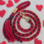 Make Your Own Dog Lead Craft Kit - Valentine's Day Heart Pattern