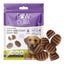 Paw Cura dog treat package with treats displayed in front