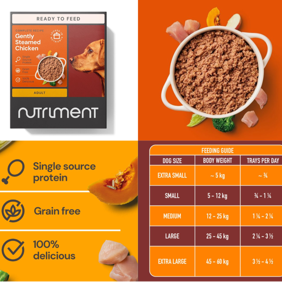 Nutriment Gently Steamed Complete Dog Food