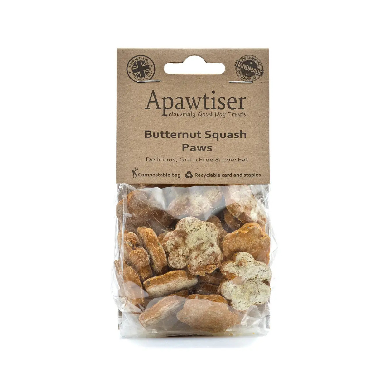 Apawtiser Butternut Squash Paws Dog Treats 100g