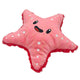 Bite Force Kevlar Tough Plush Starfish Dog Toy.