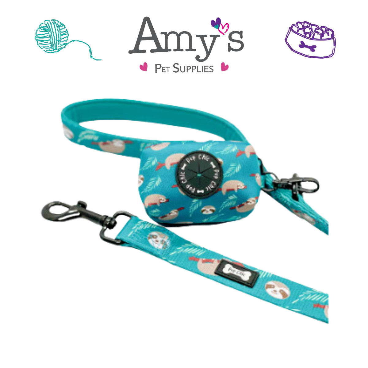 Pup Chic - Lazy Sloth Range- Harnesses, Leads, Etc